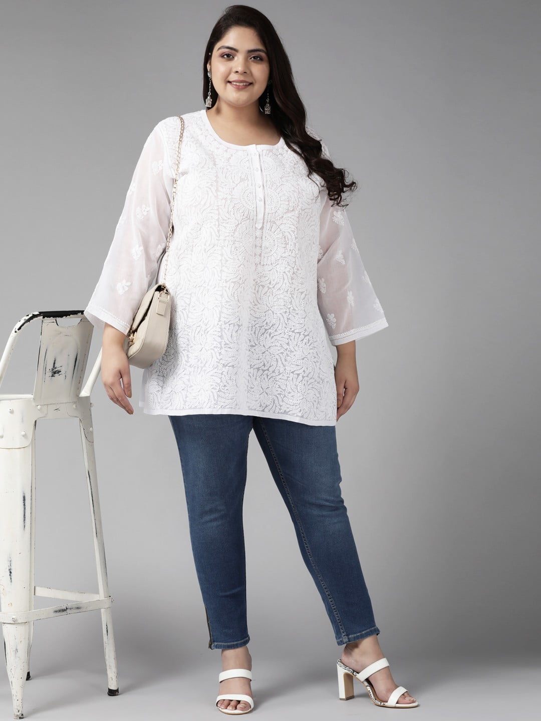 Buy Best Lucknowi Nawabi Chikankari Everyday Wear Kurta And Daily Wear Sets  From XOX Clothing | WhatsHot Pune