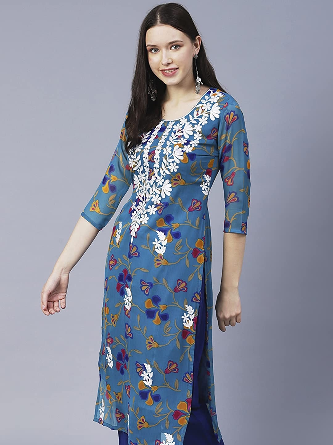 Ladies Neck Design Kurta at Best Price in Ludhiana | Viney Knitwears  Private Limited