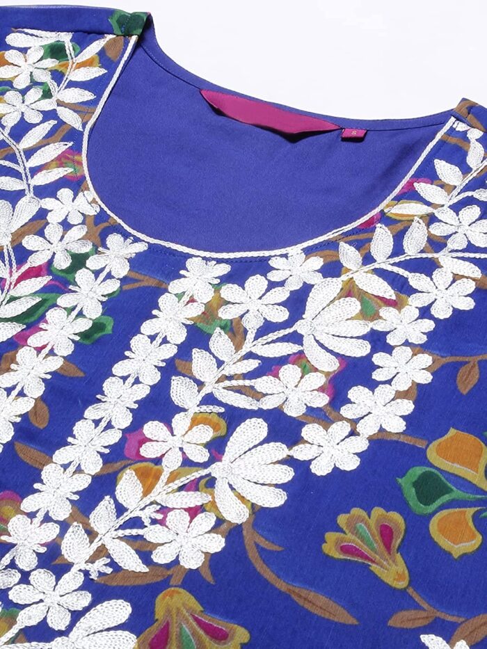 Chikankari embroidered kurti (gori)